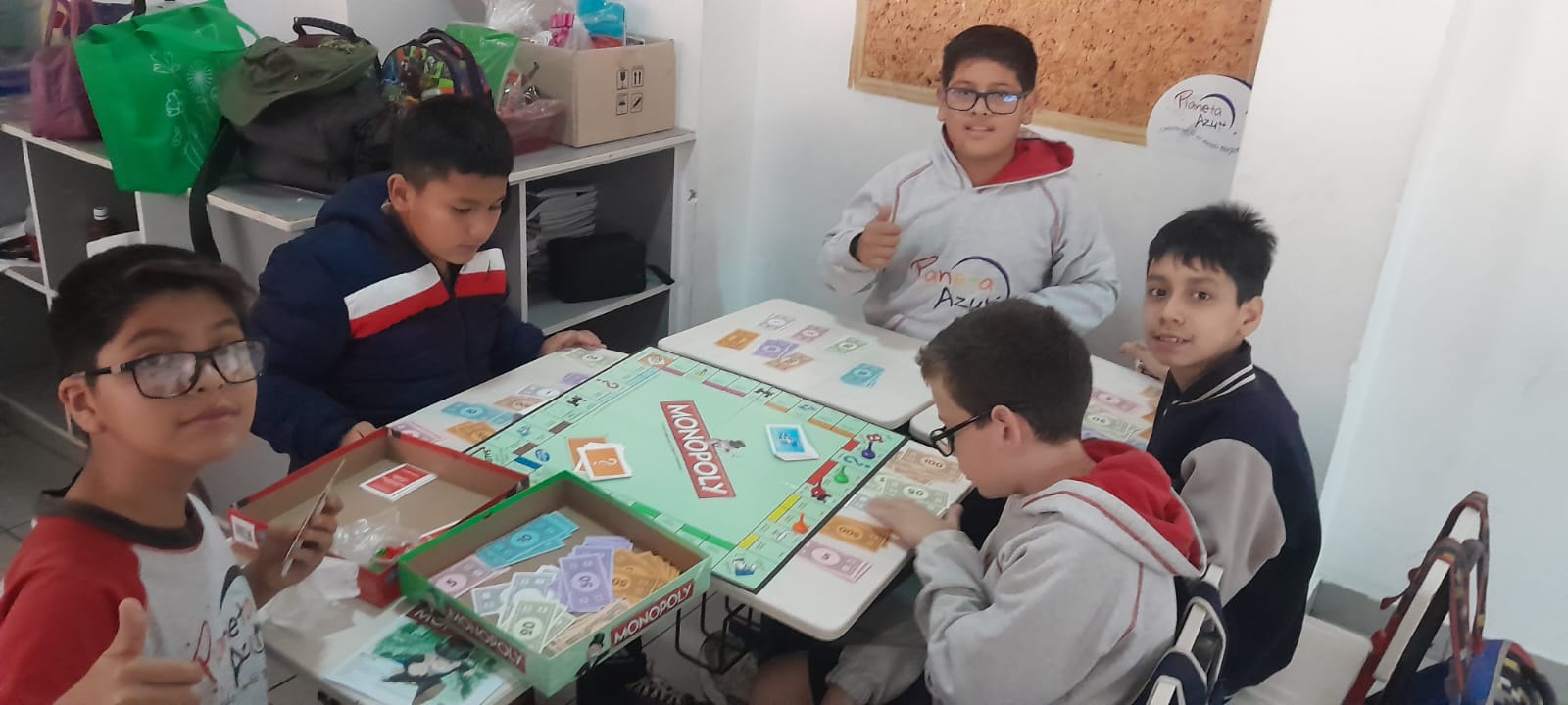 Niños en clase